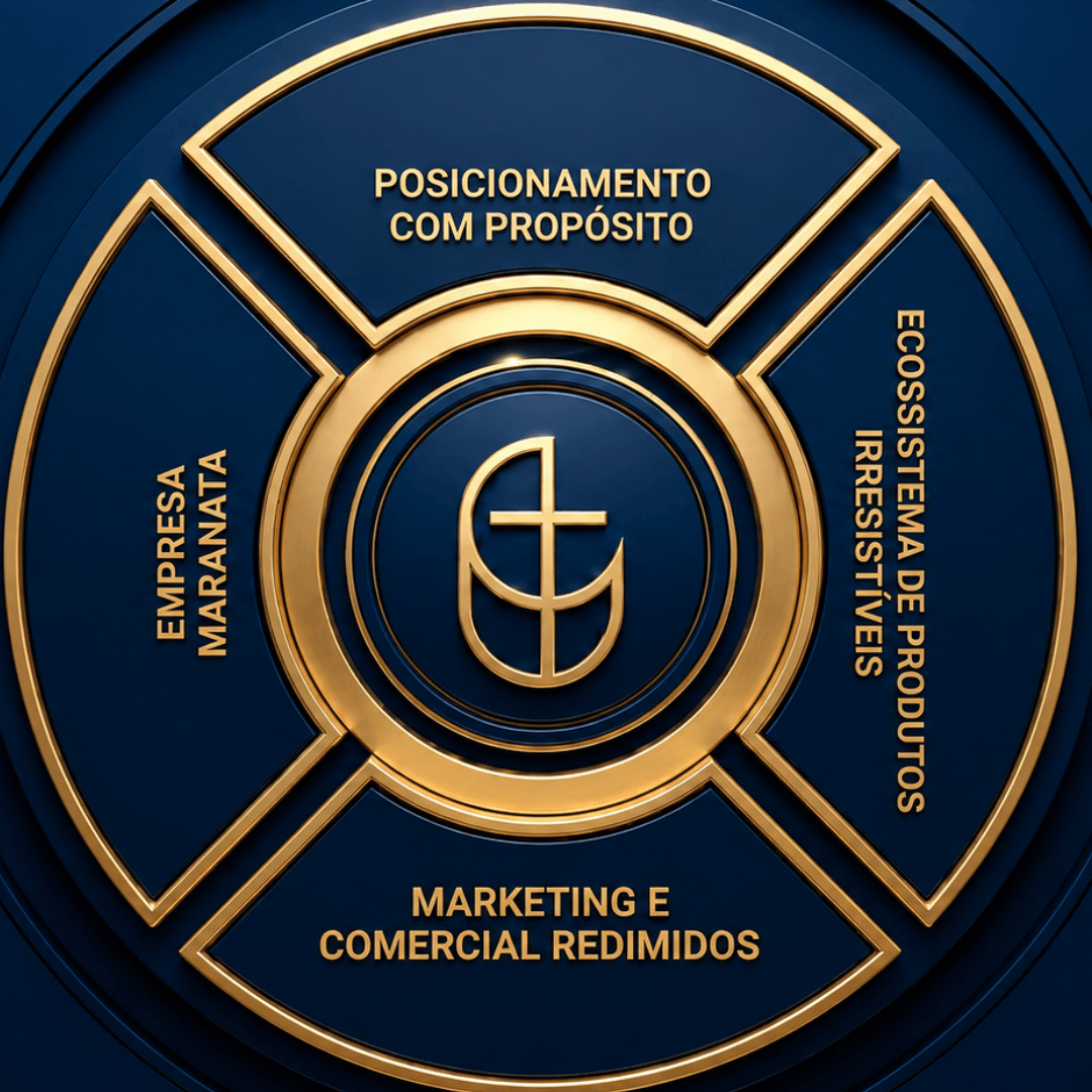 Diagrama dos 4 Pilares do Método Cristão Digital